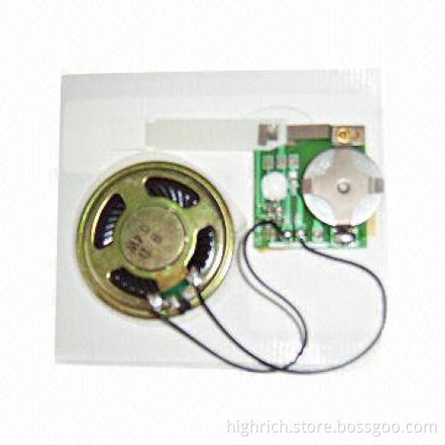 Sound Module with PCB and Speaker, Suitable for Paper Card